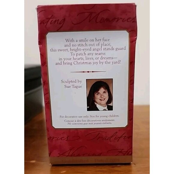 2001 Hallmark Keepsake Ornament - Sew Sweet Angel - Sewing - NEW - Picture 4 of 6